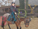 Badyhoeve is een terrein dat tot 3kinderen en hun pony's met de hond Djackson behoort.