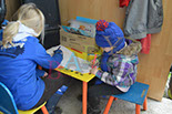 Badyhoeve is een terrein dat tot 3kinderen en hun pony's met de hond Djackson behoort.