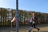 Badyhoeve is een terrein dat tot 3kinderen en hun pony's met de hond Djackson behoort.