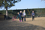 Badyhoeve is een terrein dat tot 3kinderen en hun pony's met de hond Djackson behoort.