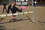 Badyhoeve is een terrein dat tot 3kinderen en hun pony's met de hond Djackson behoort.
