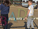 Badyhoeve is een terrein dat tot 3kinderen en hun pony's met de hond Djackson behoort.