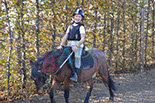 Badyhoeve is een terrein dat tot 3kinderen en hun pony's met de hond Djackson behoort.