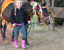 Badyhoeve is een terrein dat tot 3kinderen en hun pony's met de hond Djackson behoort.