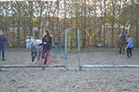 Badyhoeve is een terrein dat tot 3kinderen en hun pony's met de hond Djackson behoort.