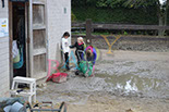 Badyhoeve is een terrein dat tot 3kinderen en hun pony's met de hond Djackson behoort.