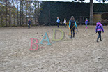 Badyhoeve is een terrein dat tot 3kinderen en hun pony's met de hond Djackson behoort.
