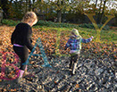 Badyhoeve is een terrein dat tot 3kinderen en hun pony's met de hond Djackson behoort.