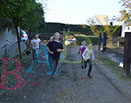 Badyhoeve is een terrein dat tot 3kinderen en hun pony's met de hond Djackson behoort.