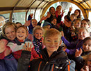 Badyhoeve is een terrein dat tot 3kinderen en hun pony's met de hond Djackson behoort.