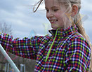 Badyhoeve is een terrein dat tot 3kinderen en hun pony's met de hond Djackson behoort.