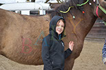 Badyhoeve is een terrein dat tot 3kinderen en hun pony's met de hond Djackson behoort.