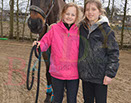 Badyhoeve is een terrein dat tot 3kinderen en hun pony's met de hond Djackson behoort.