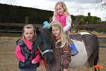 Badyhoeve is een terrein dat tot 3kinderen en hun pony's met de hond Djackson behoort.