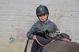 Badyhoeve is een terrein dat tot 3kinderen en hun pony's met de hond Djackson behoort.