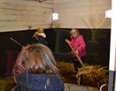Badyhoeve is een terrein dat tot 3kinderen en hun pony's met de hond Djackson behoort.