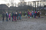 Badyhoeve is een terrein dat tot 3kinderen en hun pony's met de hond Djackson behoort.