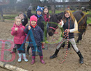 Badyhoeve is een terrein dat tot 3kinderen en hun pony's met de hond Djackson behoort.