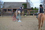 Badyhoeve is een terrein dat tot 3kinderen en hun pony's met de hond Djackson behoort.