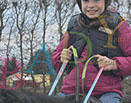 Badyhoeve is een terrein dat tot 3kinderen en hun pony's met de hond Djackson behoort.